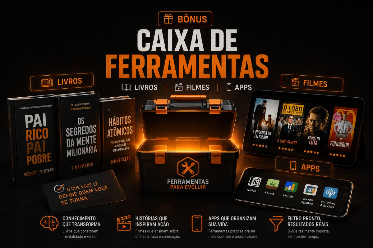Bônus Caixa de Ferramentas: curadoria de livros, filmes e aplicativos para evoluir